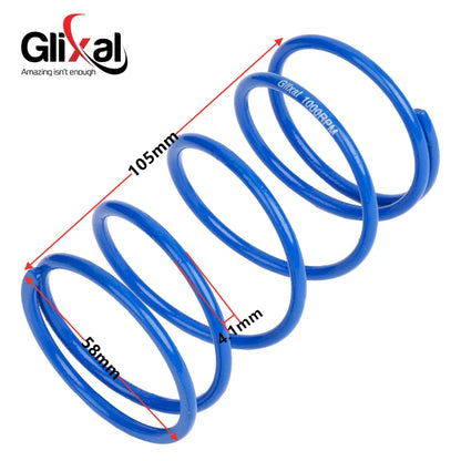 Glixal Chinese Scooter High Performance Racing Torque Spring Clutch Springs GY6 50cc-100cc 139QMB 1P39QMB Engine (1000RPM,Blu