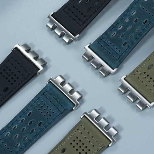 For Swatch Watch End Links Watch Triple Port Adapter Strap Fine Steel Silver Black Connector + With Tool 17mm 19mm 21mm