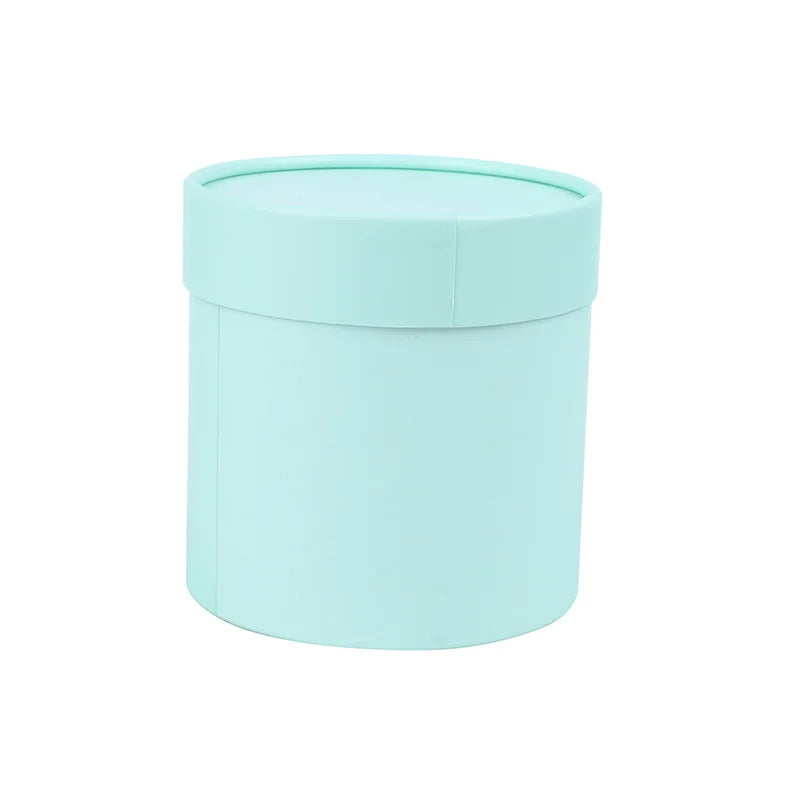 12x12cm Flower Box Round Cardboard Gift Boxes Wedding Party Rose Flower Packaging Decoration Valentine's Day Gifts Wrapping B