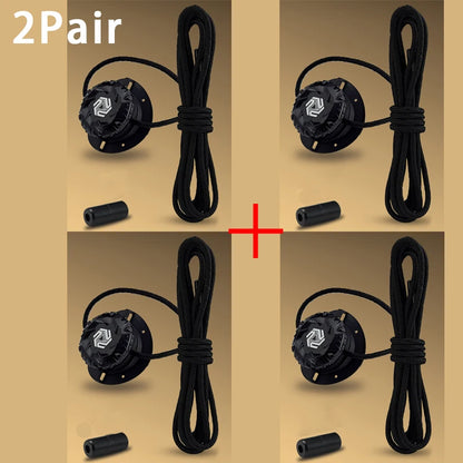 Fashion Swivel Buckle Laces Automatic Shoelace Without ties Kids Adult Sneakers No Tie Shoe laces Shoe accessories 1Pair/2Pai
