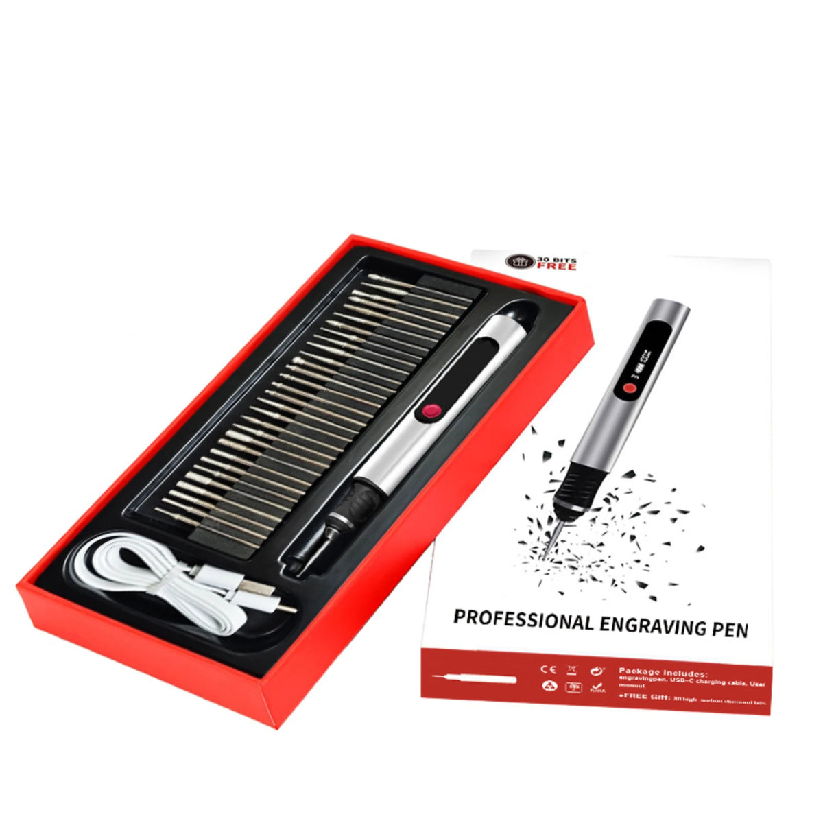 Engraving Pen Cordless Engraver Etching Pen For DIY Enthusiasts Artists Jewelry Makers Hobbyists Metal Engraving Accessories 