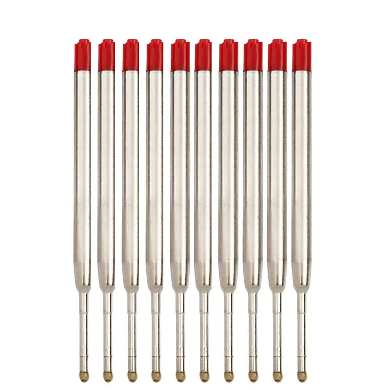 5/10/20pcs L:3.9 In Ballpoint Pen Refills for Parker Pens Medium Point blue red Black Ink Rods for Writing Office Stationery 