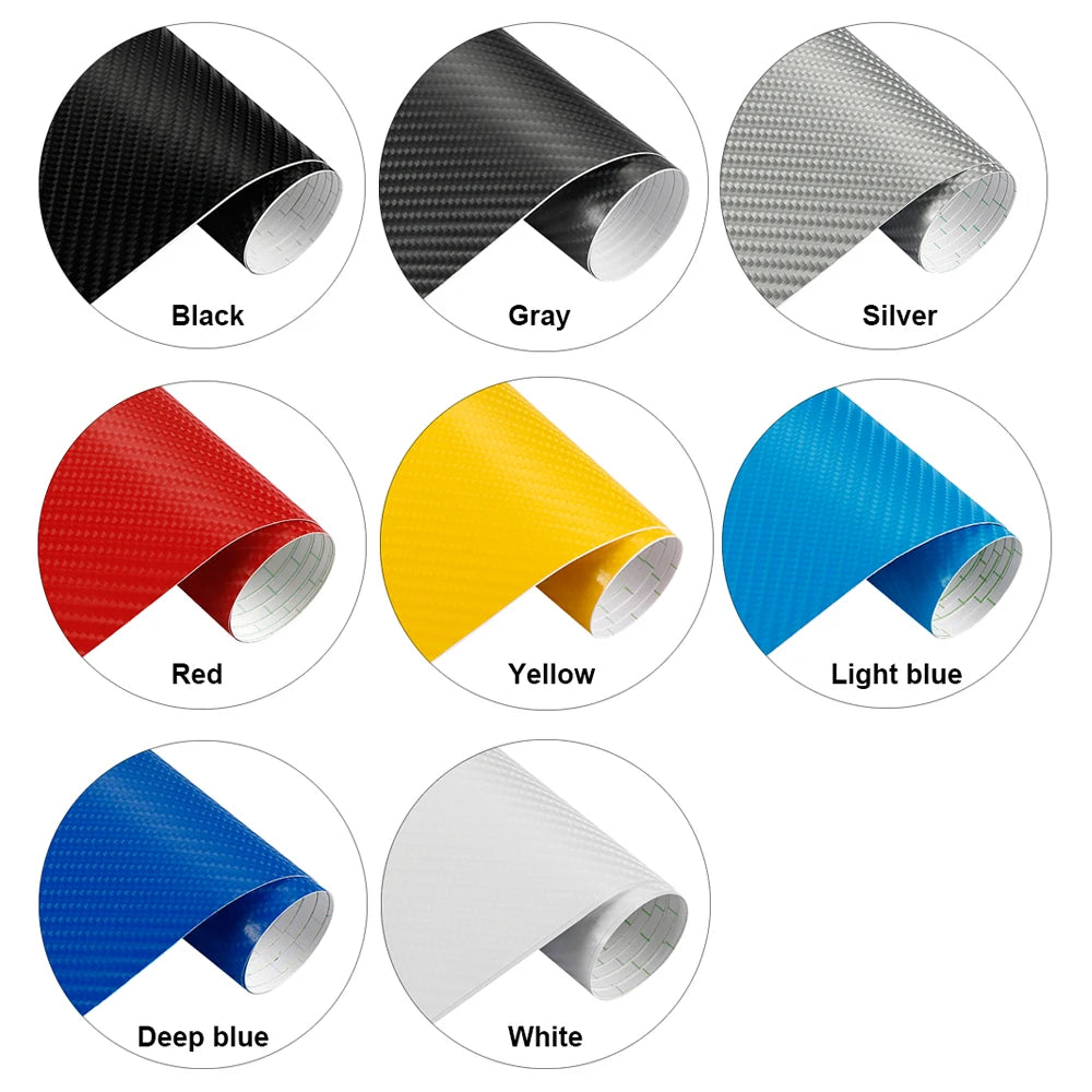 152cm*200cm 4D Carbon Fiber Vinyl Film Car Styling Wrapping Sheet Roll Film Automobiles DIY Car Hood Roof Stickers Accessorie