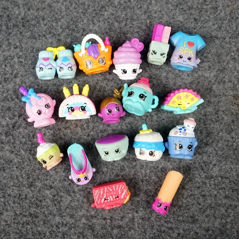 Shopkins Supermarket Mini Figurines Blind Bags Fruits Elfs Miniature Toy Cute Decoration Collectibles Simulation Model Gifts
