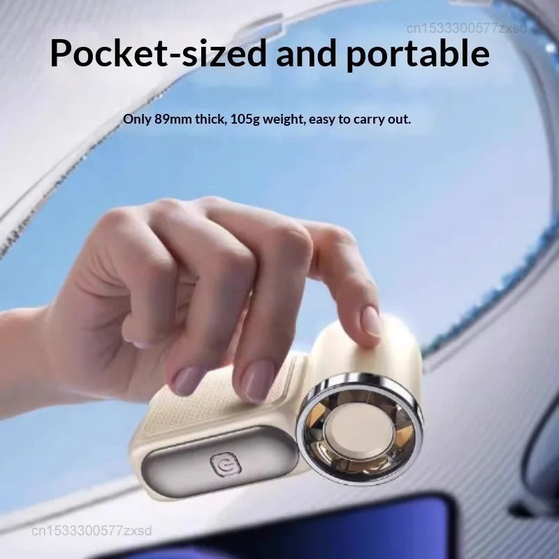 Adjustable wind speed settings allow users to customize airflow based on personal comfort.