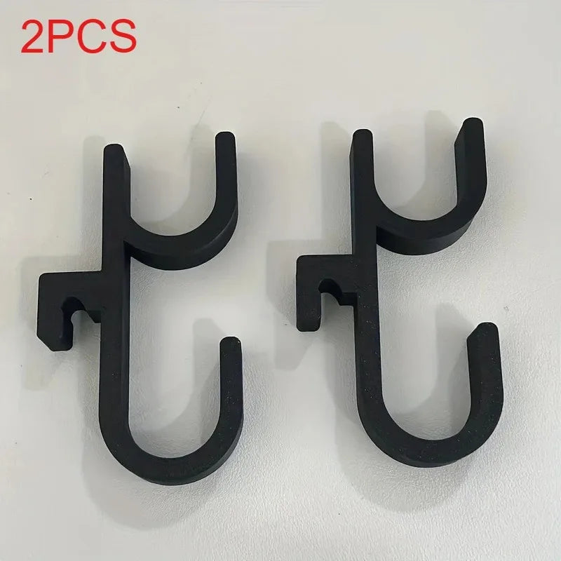 2pcs Car Umbrella Hooks - Trunk Hangers,Universal for Sedans with No-Drill Installation,Multi-Functional Seat Back Storage Ra