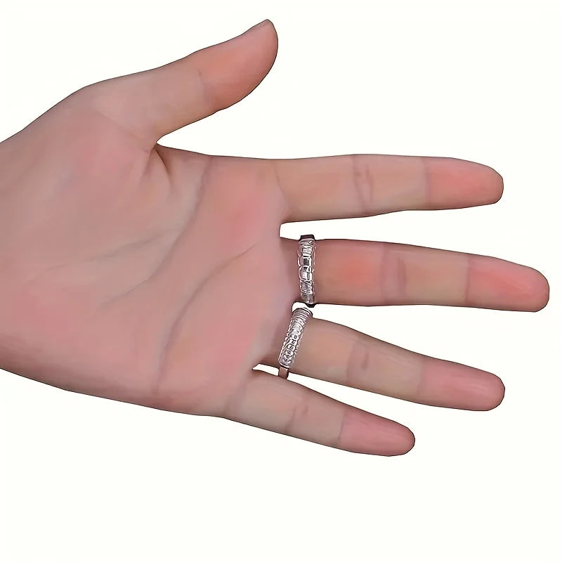 4pcs Ring Size Adjuster Invisible Jewelry Sizer Shrink Wrap Anti-fall Protection Ring Guard Ring Size Adjuster for Loose Ring