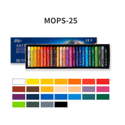 MUNGYO Artist Soft Oil Pastel Set Professional Painting Drawing Graffiti Art Crayons Washable Non Toxic Art Supply 12/25/50Co