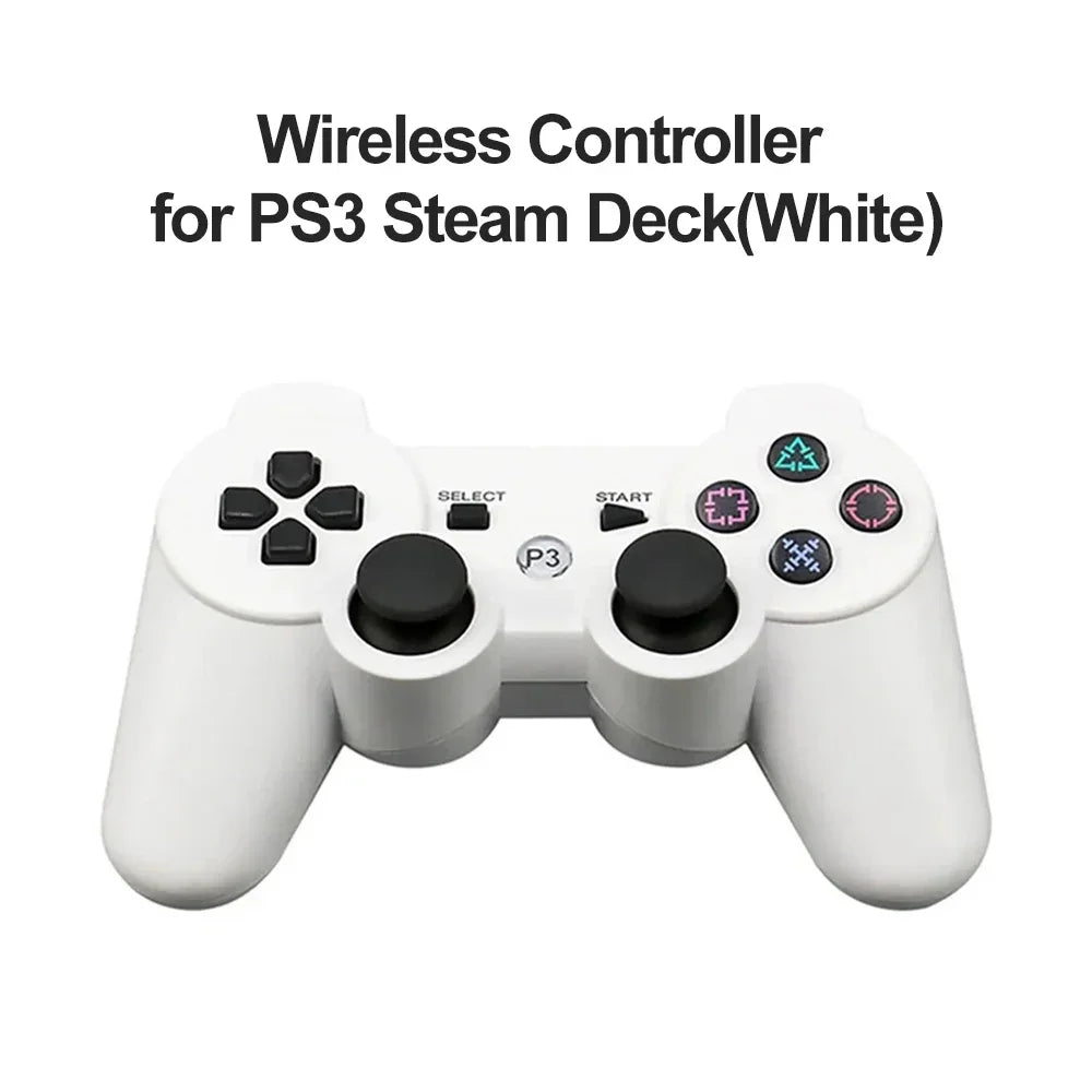 Bluetooth PS3 wireless gamepad gamepad vibration neutral wireless environmental protection ABS material snowflake button Perf