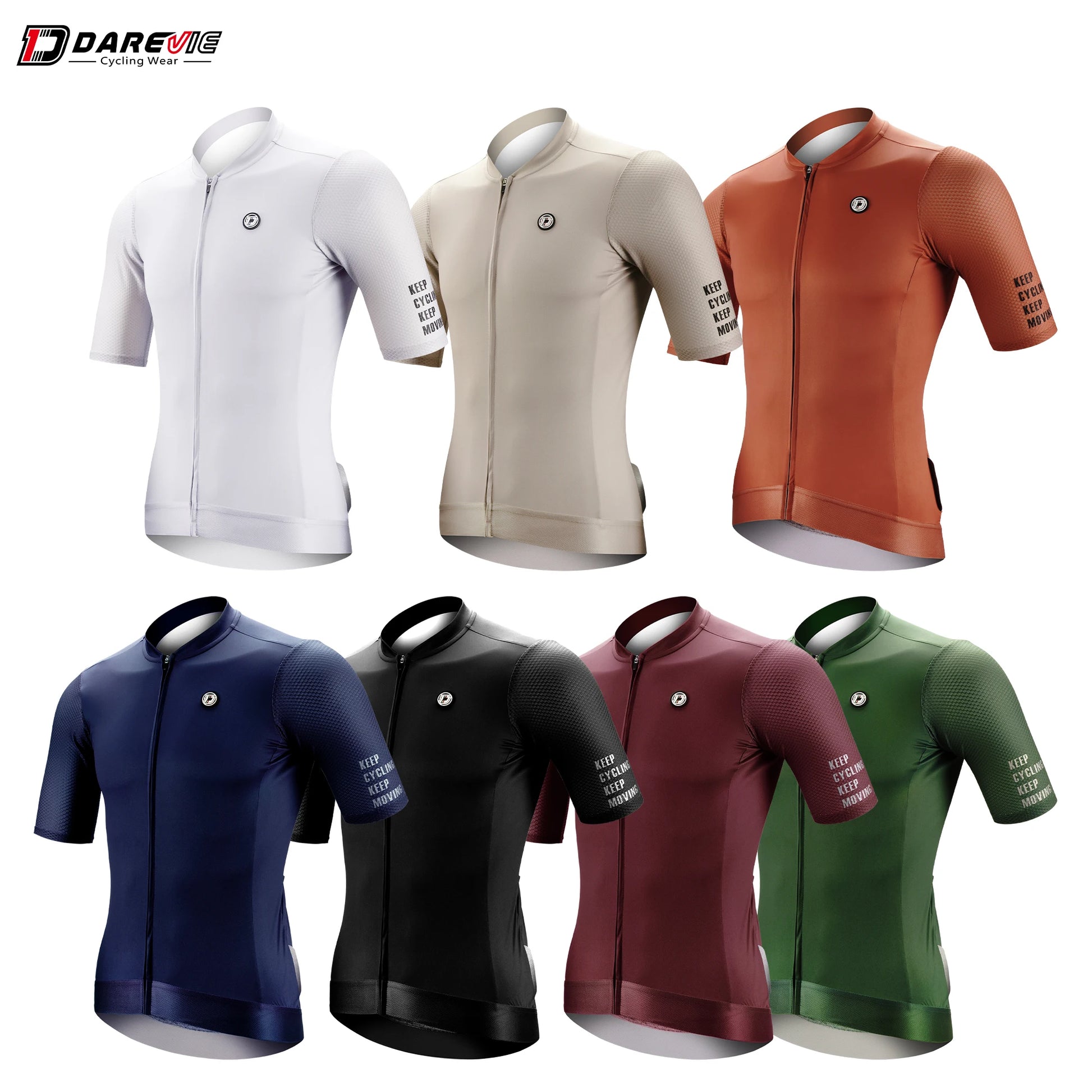 DAREVIE Cycling Jersey Small Size SPF 50+ Men Women Cycling Jersey Fashion Bike Jersey Pro Team Cycling Shirt