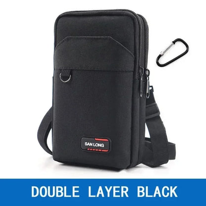 Waterproof Waist Bag Purse Single/double Layer Outdoor Waist Fanny Pack Men Phone Pouch Camping Hunting Tactical Bag with Bel