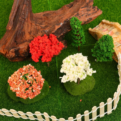 Realistic Fruit Tree Decor Miniature Landscape Table Model Ornaments DIY Fruit Trees Figurines DIY Microlandscape Decorations
