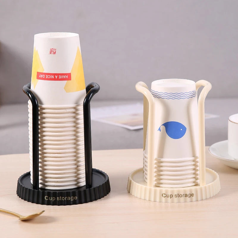 Household Disposable Paper Cup Holder, Desktop Paper Cup Storage Rack, Suitable For Living Room, Dining Room And Other Cup Ta