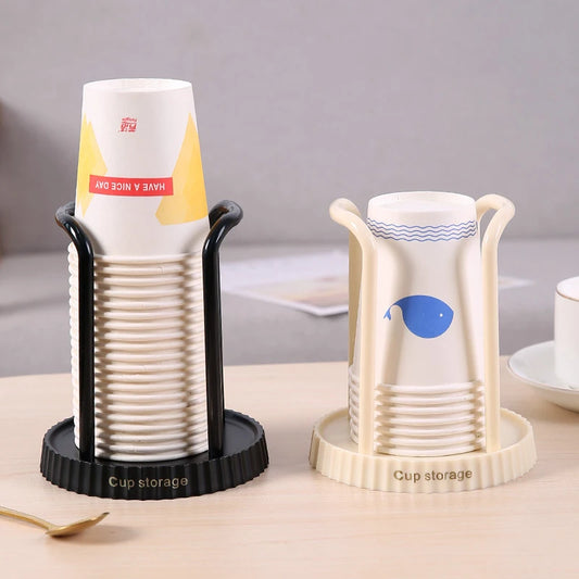 Household Disposable Paper Cup Holder, Desktop Paper Cup Storage Rack, Suitable For Living Room, Dining Room And Other Cup Ta