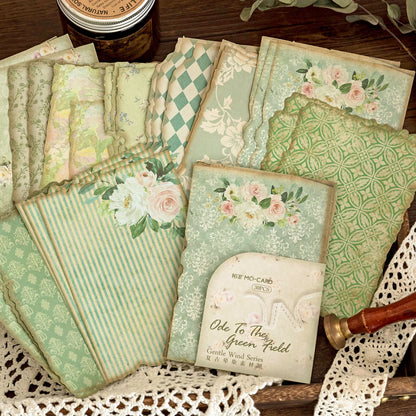 30 Sheets Vintage Journal Scrapbooking Supplies Material Labels paper for Journal notebook Planner hand made Craft Supplies