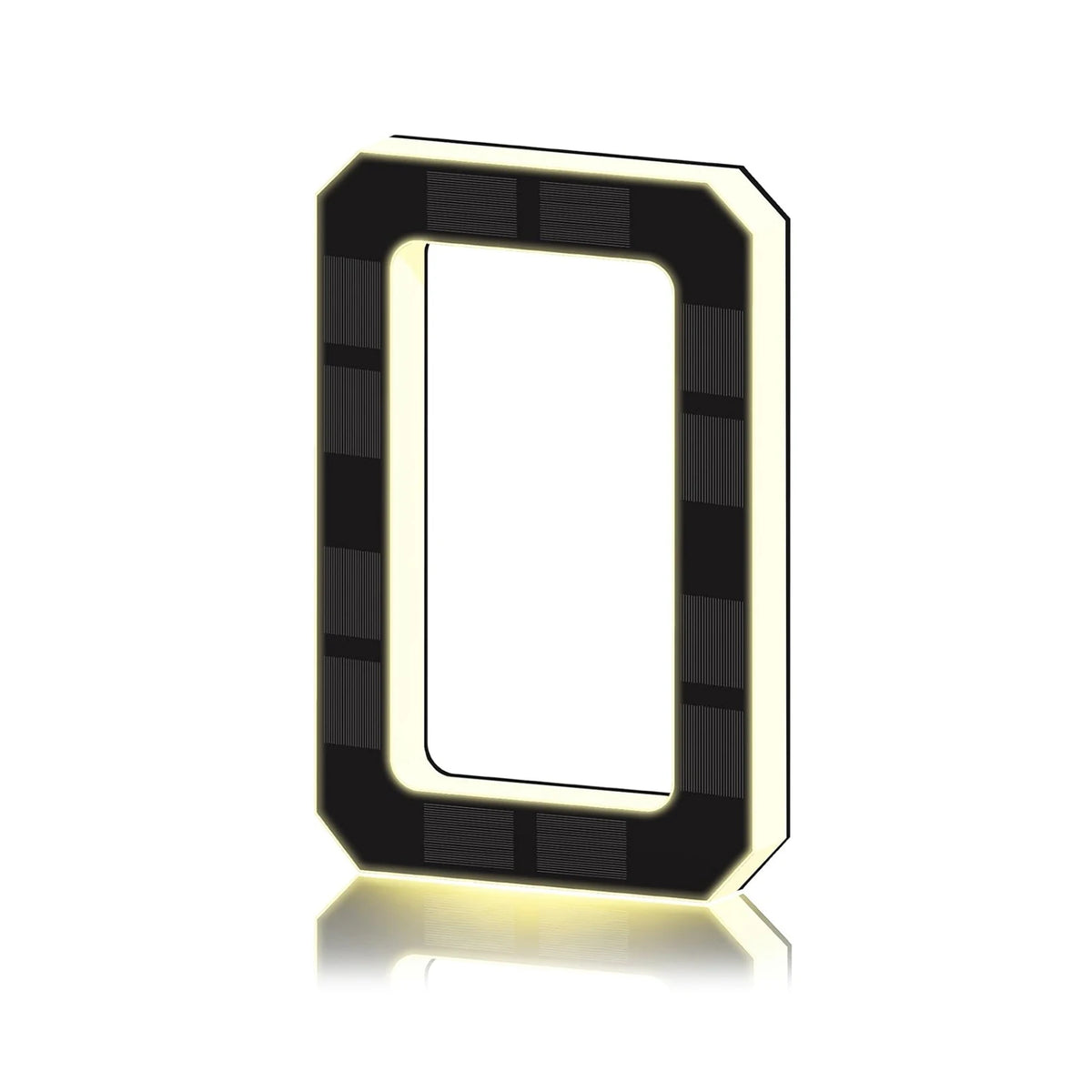 Personalized Solar Powered Address Number Waterproof Modern Address Number for Outside House Light Up Courtyard Hotel Bar - 0
