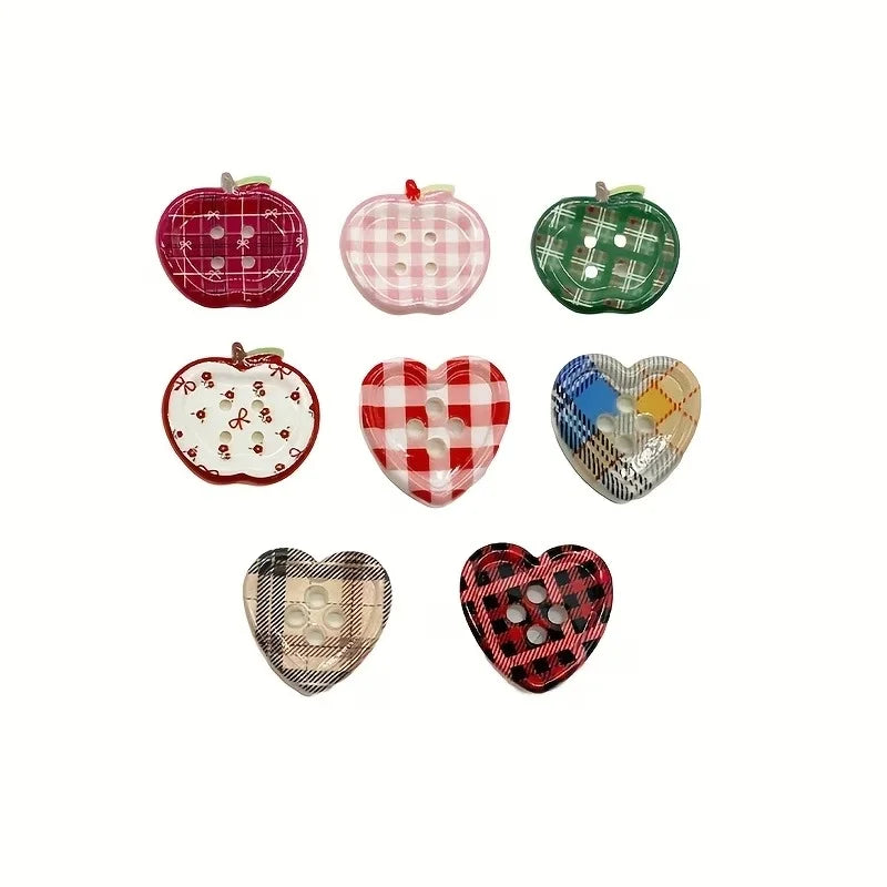 12 Retro Checkered Button Decorated Novel Fridge Magnets, Suitable for Home Use, Refrigerator and Kitchen Magnets