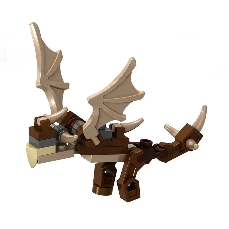 Movie Series Animal Big Dinosaur Building Block Monster Mini Animation Action Figures Model King Toy Children's Gifts
