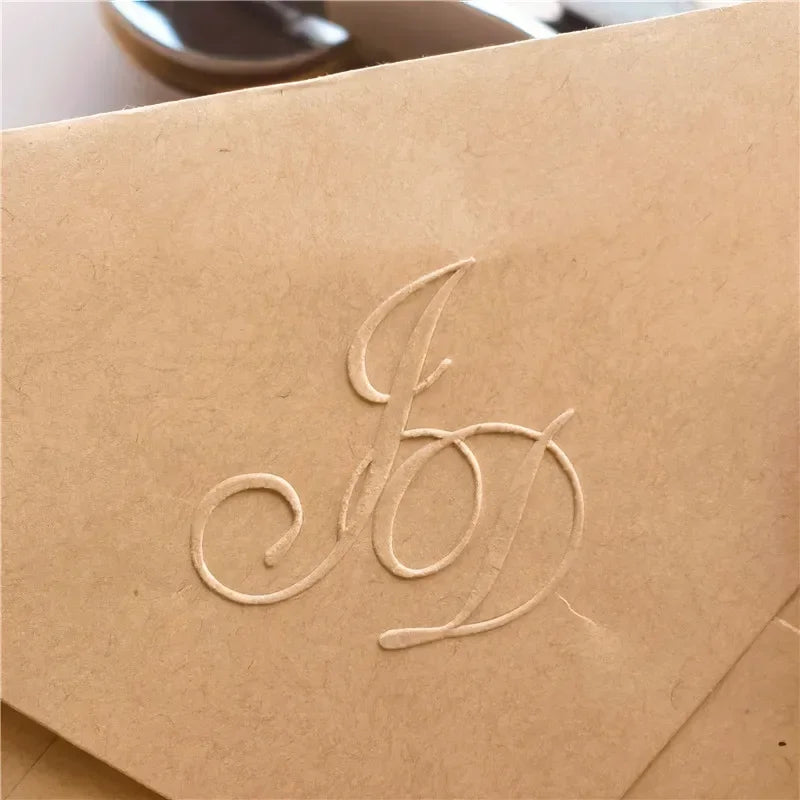 Customize Embossing Stamp Wedding Monogram Embosser Stamp,Personalized 2 initials Embosser Stamp,Wedding gift,hand held embos