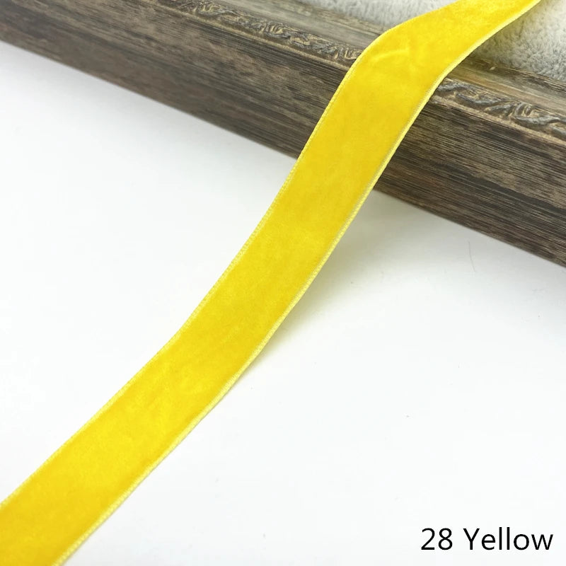 6-38mm Velvet Ribbon Wedding Party Decoration Handmade Gift Wrapping Hair Bowknot DIY Christmas #RoLi03