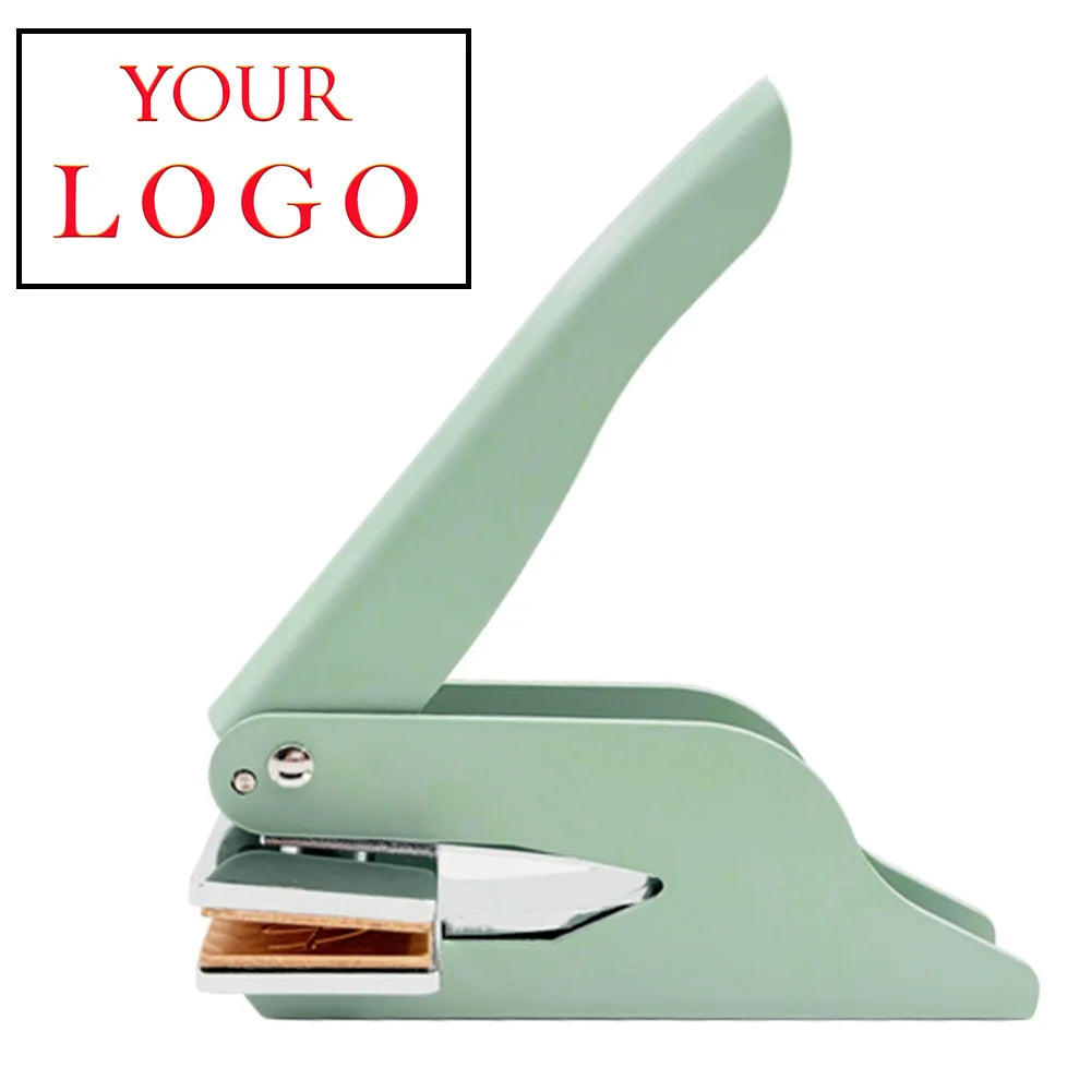 Embosser Stamp LOGO Customized Wedding Library Book Private Seals Customization Envelope Party Invitation Embossing Stamps DI
