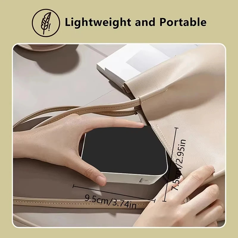 Marklife P15 Mini Portable Label Printer Smart Pocket Printer Thermal Adhesive Sticker Labeling Machine ot 3PK Label Paper No