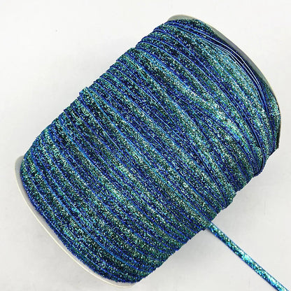 New 6mm Glitter Velvet Ribbon No Elastic Single Face Ribbon Headband Clips Bow Decoration - 20