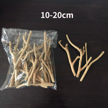 250g/125g/60g Natural Driftwood DIY Materials Wood Retro Wooden Craft Fish Tank Ornament Aquarium Adornment Home Decoration