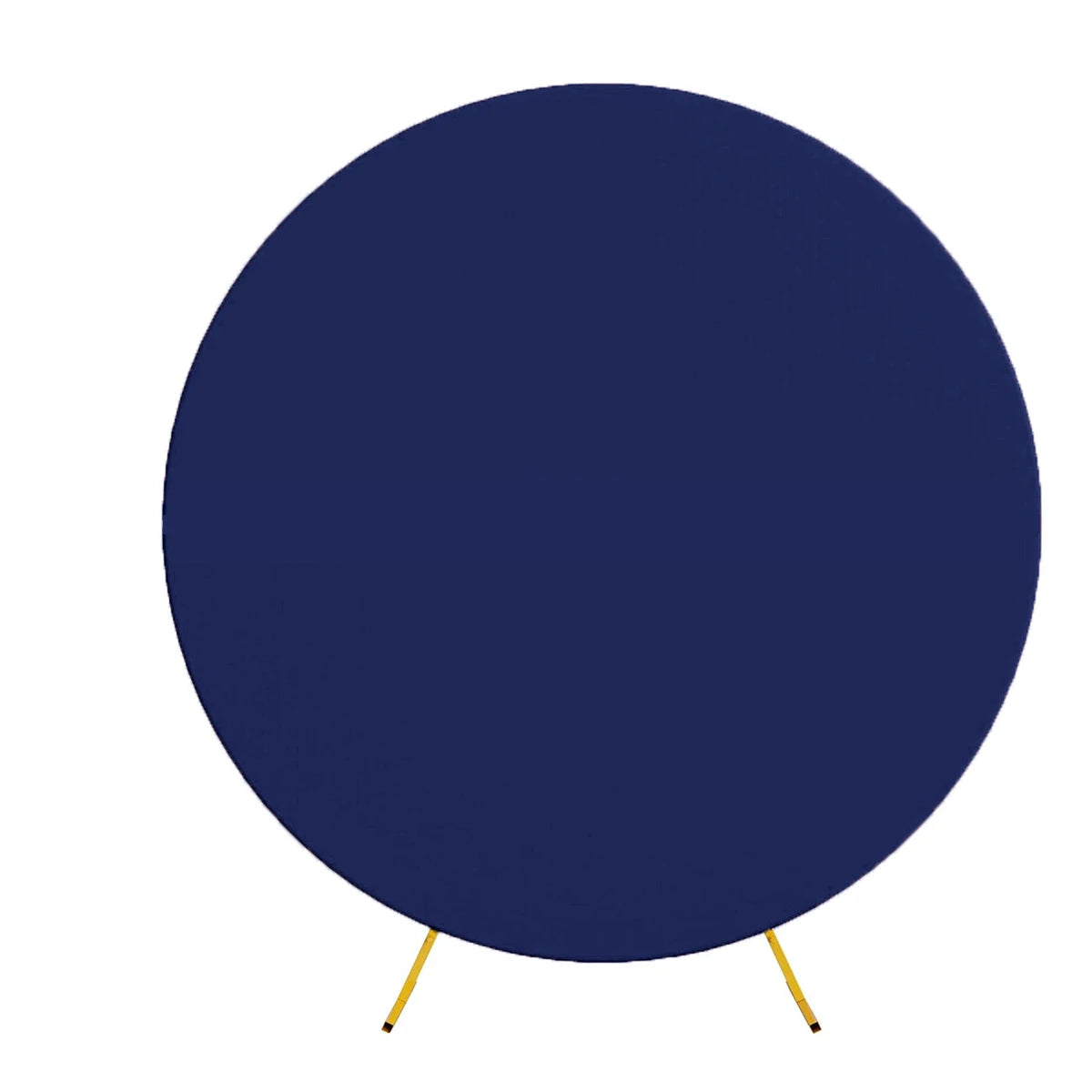 Pure Color Circle Round Backdrop Cover Wedding Baby Shower Birthday Party Decor Elastic Photo Background（Without Shelf）