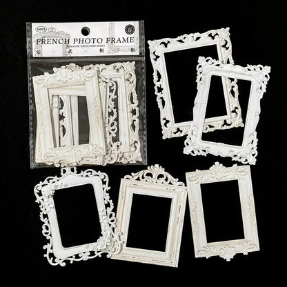 Mr.Paper 10 Sheets/Set, Hollow Relief Design Cardstock, European Architectural Modeling, Retro Style, DIY Creative Materials