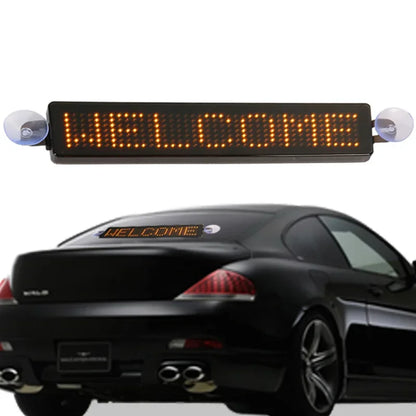 Advertising Screen LED Message Board DIY Programmable Scrolling Message for LED Car Display Car Rear Window Cafe Bar Store Si