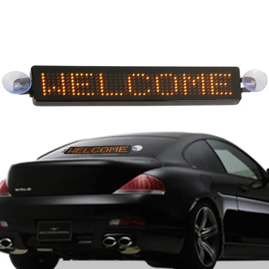 Advertising Screen LED Message Board DIY Programmable Scrolling Message for LED Car Display Car Rear Window Cafe Bar Store Si