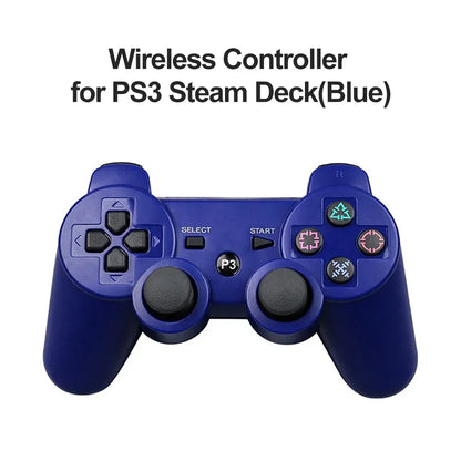 Bluetooth PS3 wireless gamepad gamepad vibration neutral wireless environmental protection ABS material snowflake button Perf