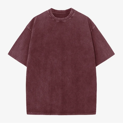 Custom T-shirt free print logo images vintage wash design tees pure cotton cultural shirts men's women's batik wax print Fabr