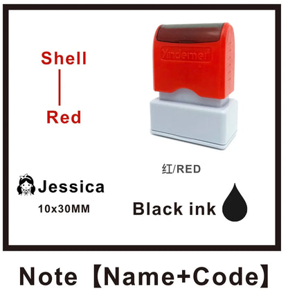 Custom Teacher Name Ink Stamp Signature Calligraphy Selfing-Inking Personalized Letter Stamp For School Student - 18