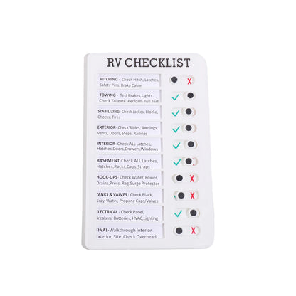 Self Discipline Checklist Board, Replaceable Plastic Chore Chart for Kids Adults, Summer Task Planner & Daily Habit Tracker -