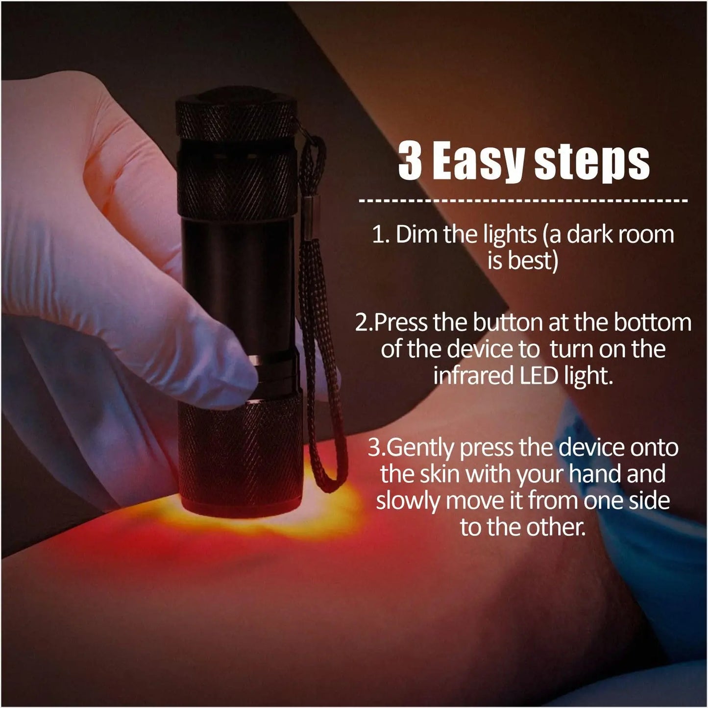 LED Vessel Vein Display Instrument Red Light Vein Finder 2 in 1 Handheld Vein Viewer USB Blood Vessel Lamp Locator Tools