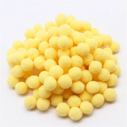 Soft Pompom Fluffy Pompones Plush Craft Pom Poms Ball Furball mini 8mm to 30mm Pompon Christmas Decoration Kids Toys crafts -