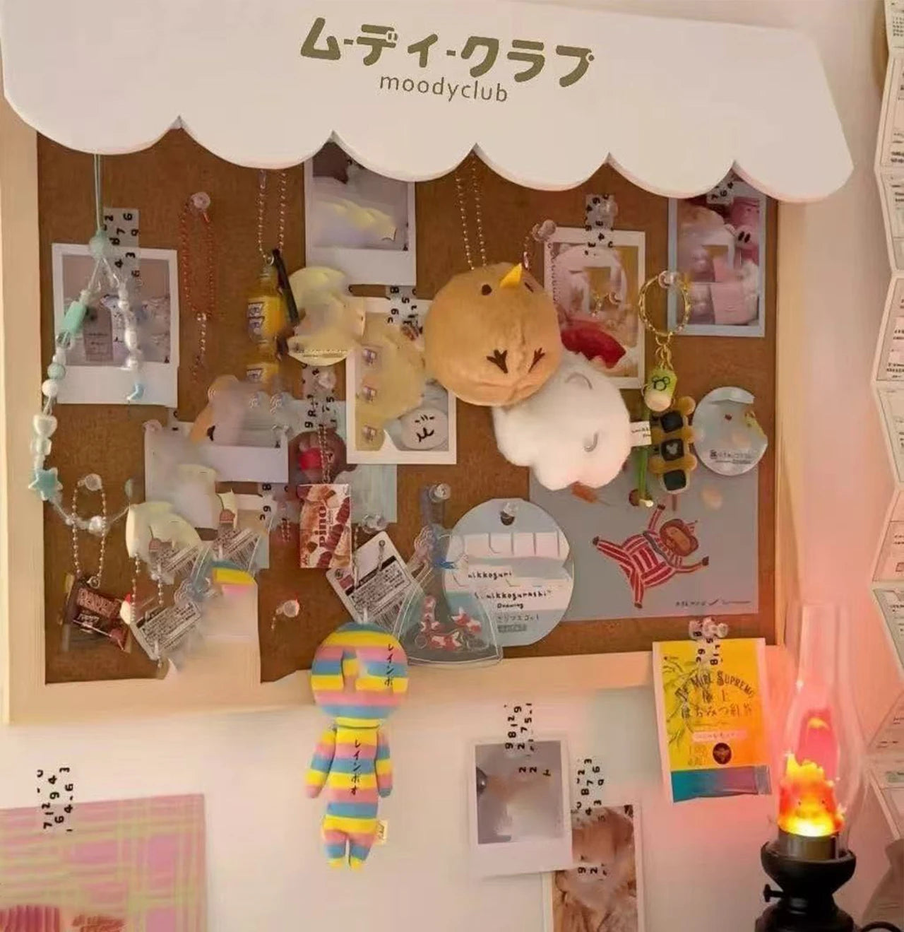 New DIY Cute Dessert House Cork Message Board Home Dormitory Jewelry Wooden Storage Board Wall Decorative Board Room Decorati