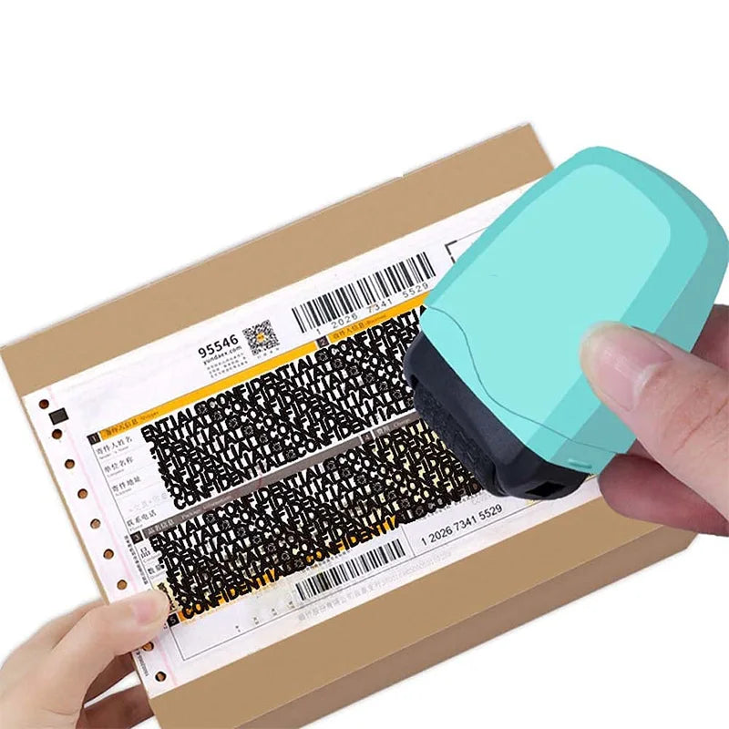 Identity Protection Roller Stamp Identity Theft Protection Roller Stamp For ID Blockout Privacy Confidential and Address Bloc