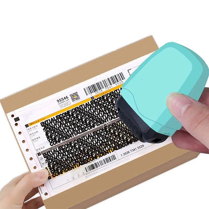 Identity Protection Roller Stamp Identity Theft Protection Roller Stamp For ID Blockout Privacy Confidential and Address Bloc