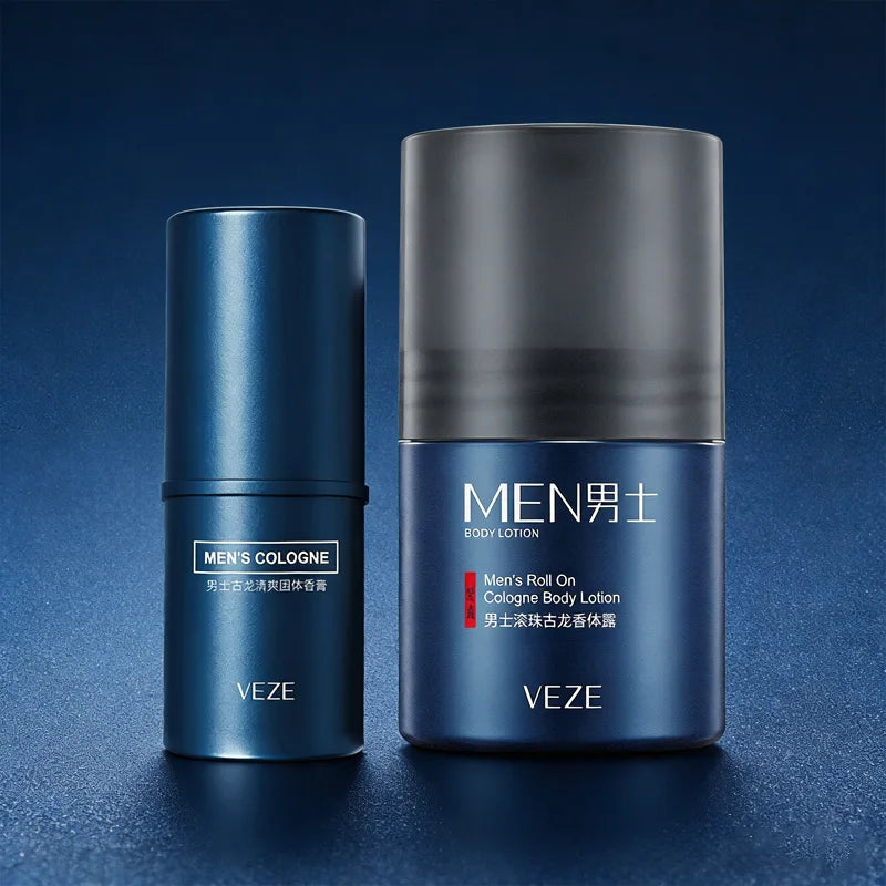 Fanzhen Men's Solid Cologne - Light and Fresh Scent, All-Over Use, Portable Stick for On-the-Go Convenience - Aromatherapy