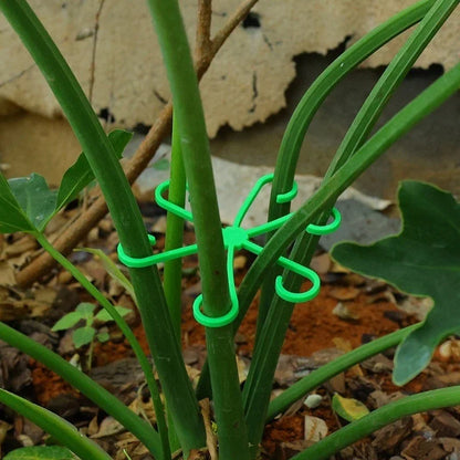4PCS Plant Stem Support Clips, Flower Stem Gathering Frame, Support Fixer - Anti-Toppling, Hydroponic Branch Fixing Pot Rack 