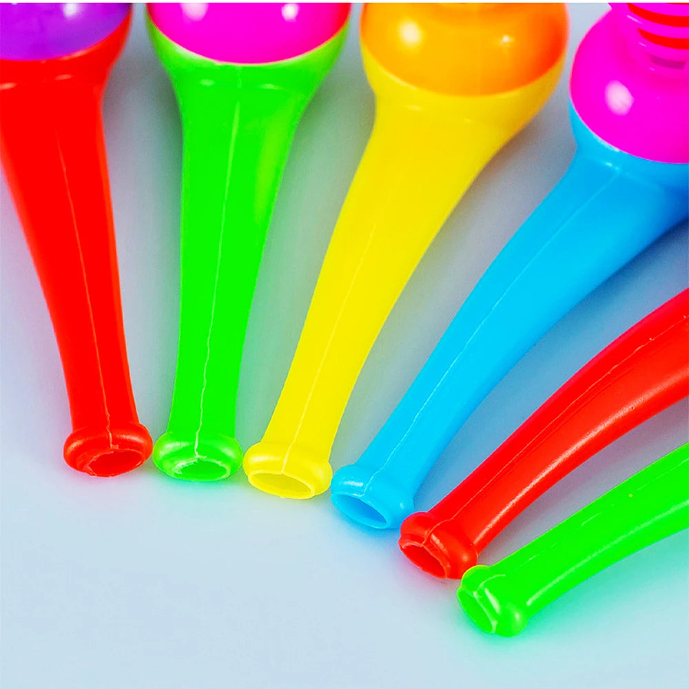 12Pcs Fun Magic Blowing Pipe Floating Ball Game Kids Birthday Party Favors Keepsakes Carnival Christmas Party Prizes Piñatas 