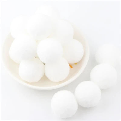Soft Pompom Fluffy Pompones Plush Craft Pom Poms Ball Furball mini 8mm to 30mm Pompon Christmas Decoration Kids Toys crafts -