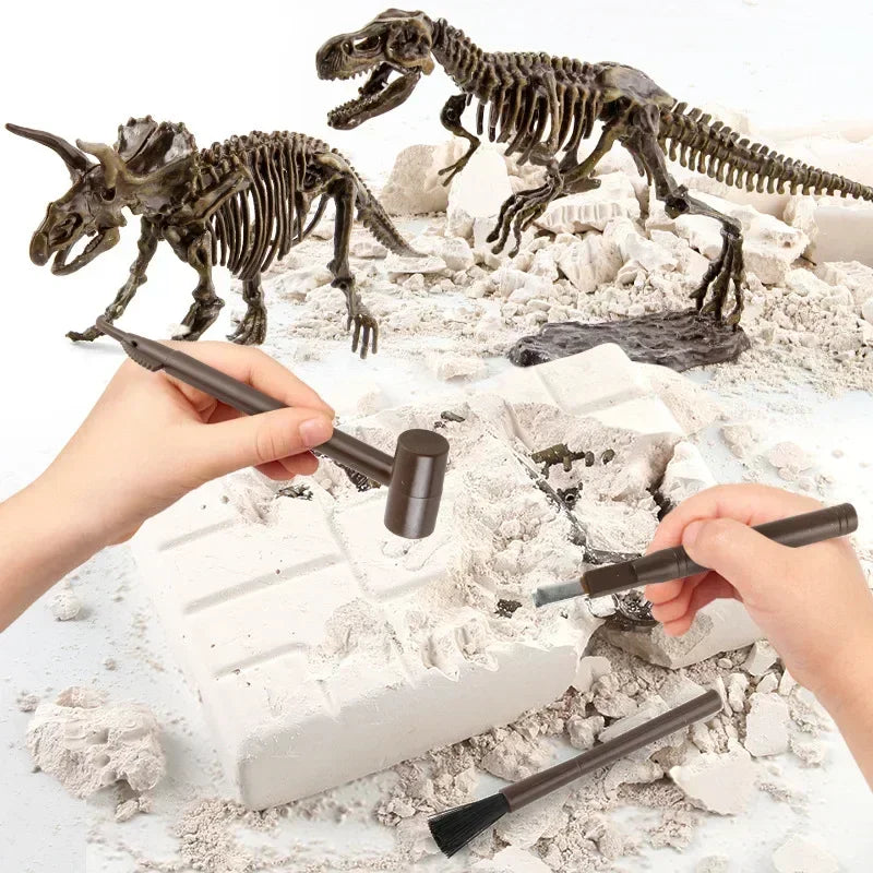 Dinosaur Excavation Fossil Archaeology Scientific and Educational Toy DIY Assembly Simulation Dinosaur Skeleton Animal Model
