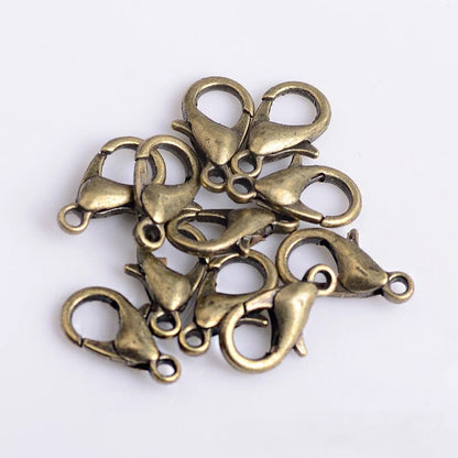 100-200pcs/lot Lobster Clasps Jewelry Making Materials Hooks Chain Closure DIY Accessories Supplies For Bracelets Necklaces