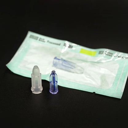 Sterile Nanosoft 34G Nano Needle 3 Pin 0.6mm 0.8mm 1.0mm 1.2mm 1.5mm Skin Rejuvenation Nano Soft Agujas Single Packaged