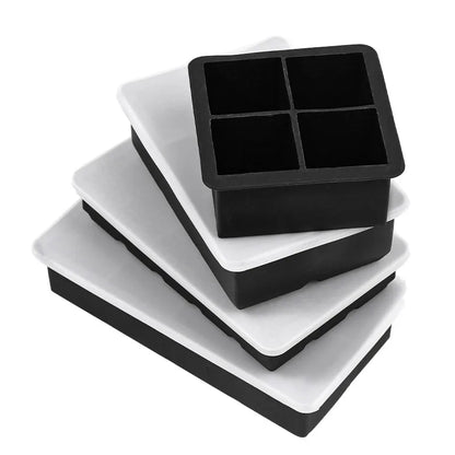 4/6/8/15Grids Silicone Ice Cube Molds Spherical Ice Molds Reusable Whiskey Ice Cube Molds Cocktail Freezer DIY Homemade Barwa