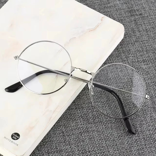 Retro Round Frame Anti-blue Radiation Glasses Ultralight Men Women Blue Light Blocking Glasses Eyewear Computer Goggles